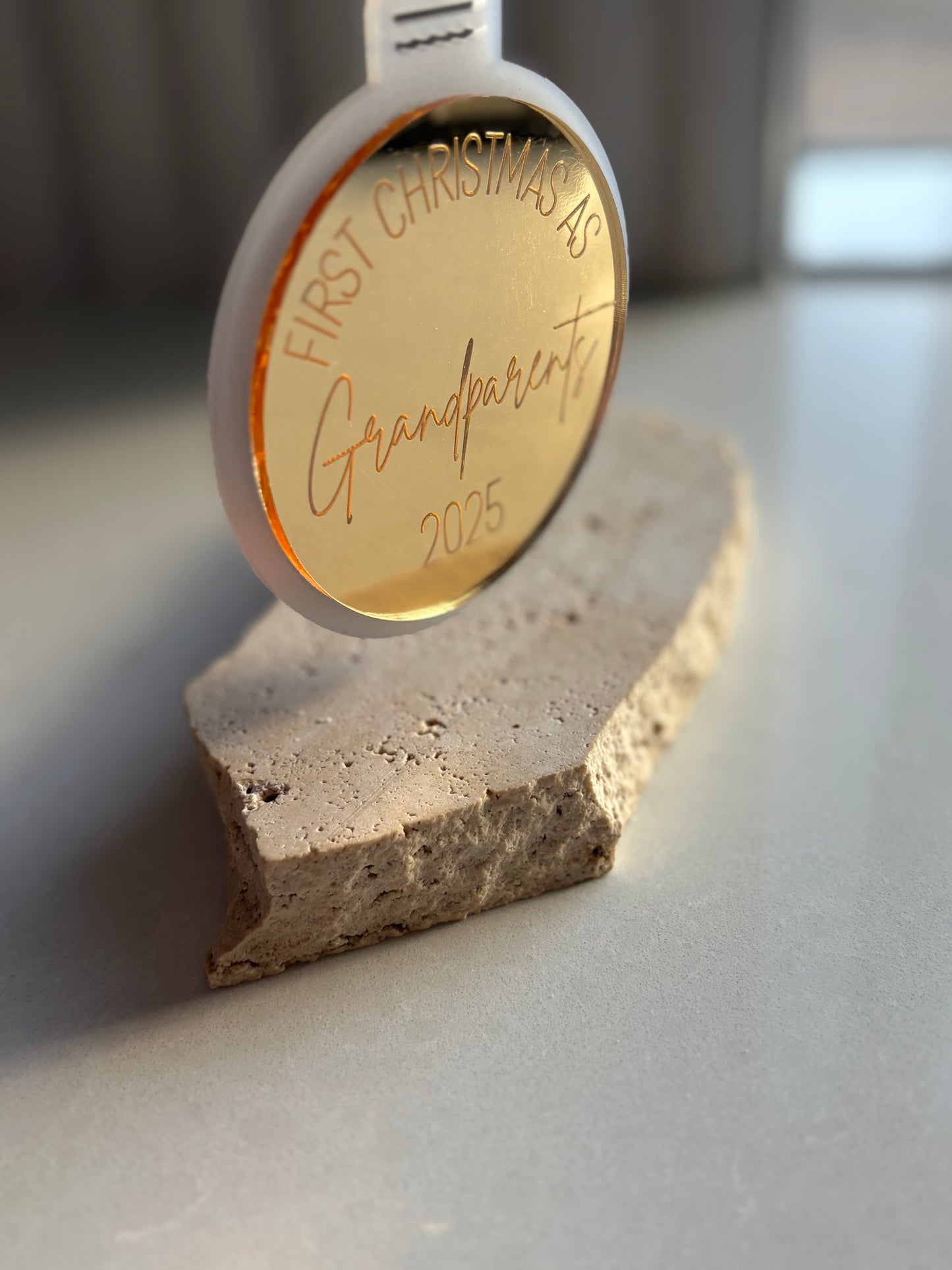 Circular Engraved Ornament