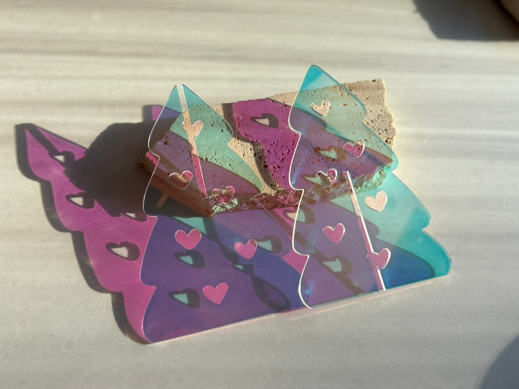 Two piece standing Christmas Tree