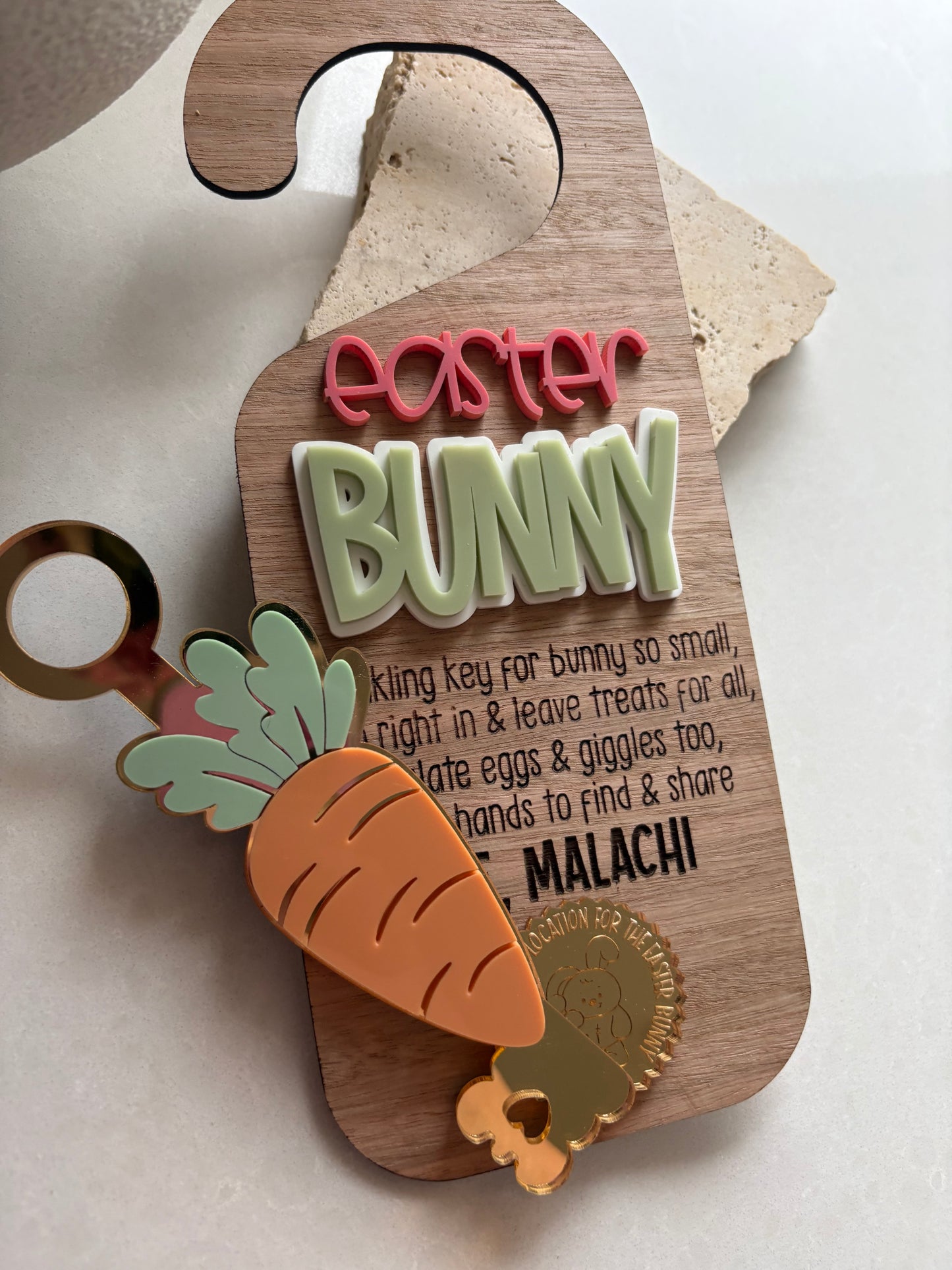 Hop Right In Bunny Key Set
