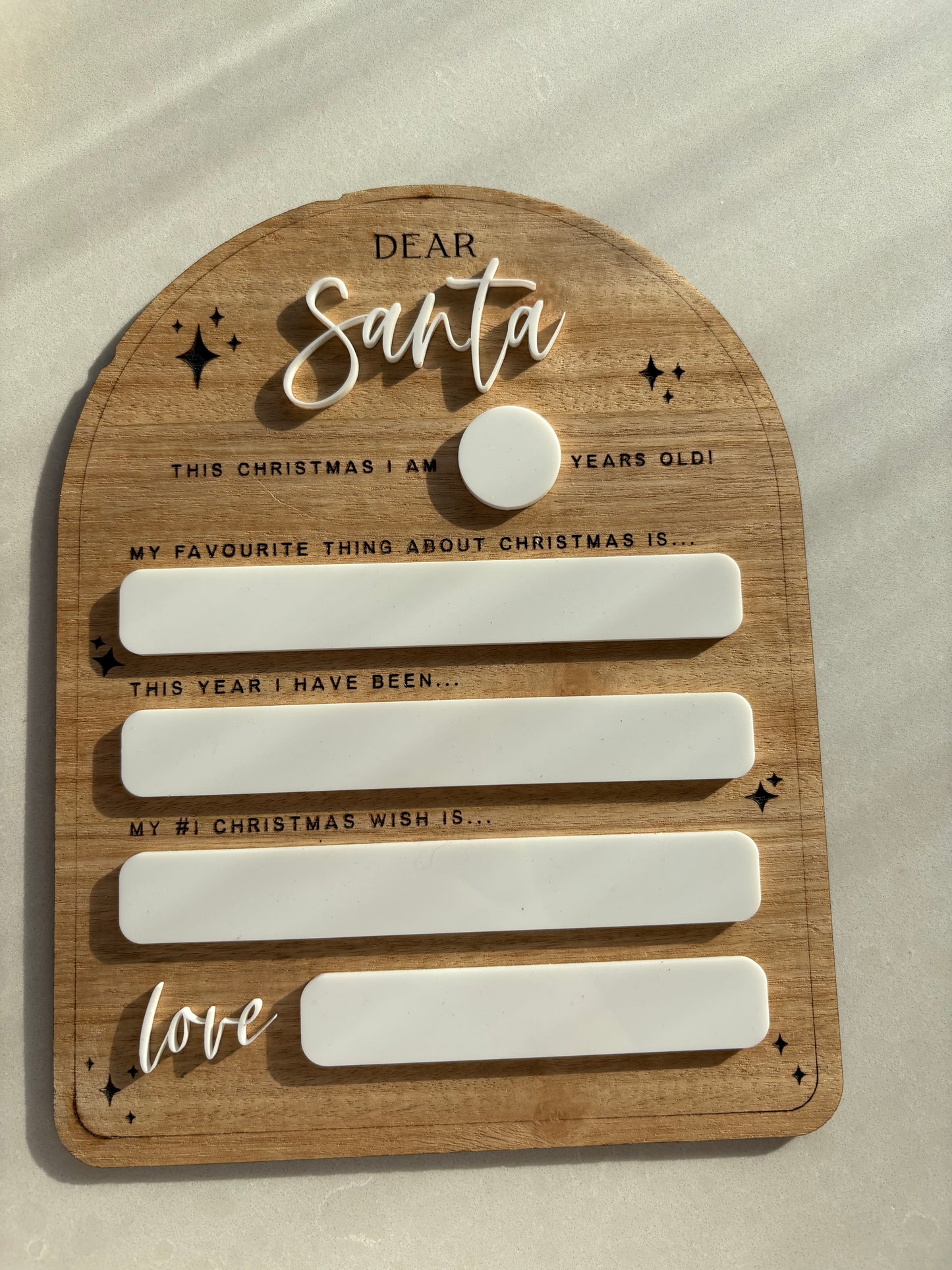 Letter to Santa Board