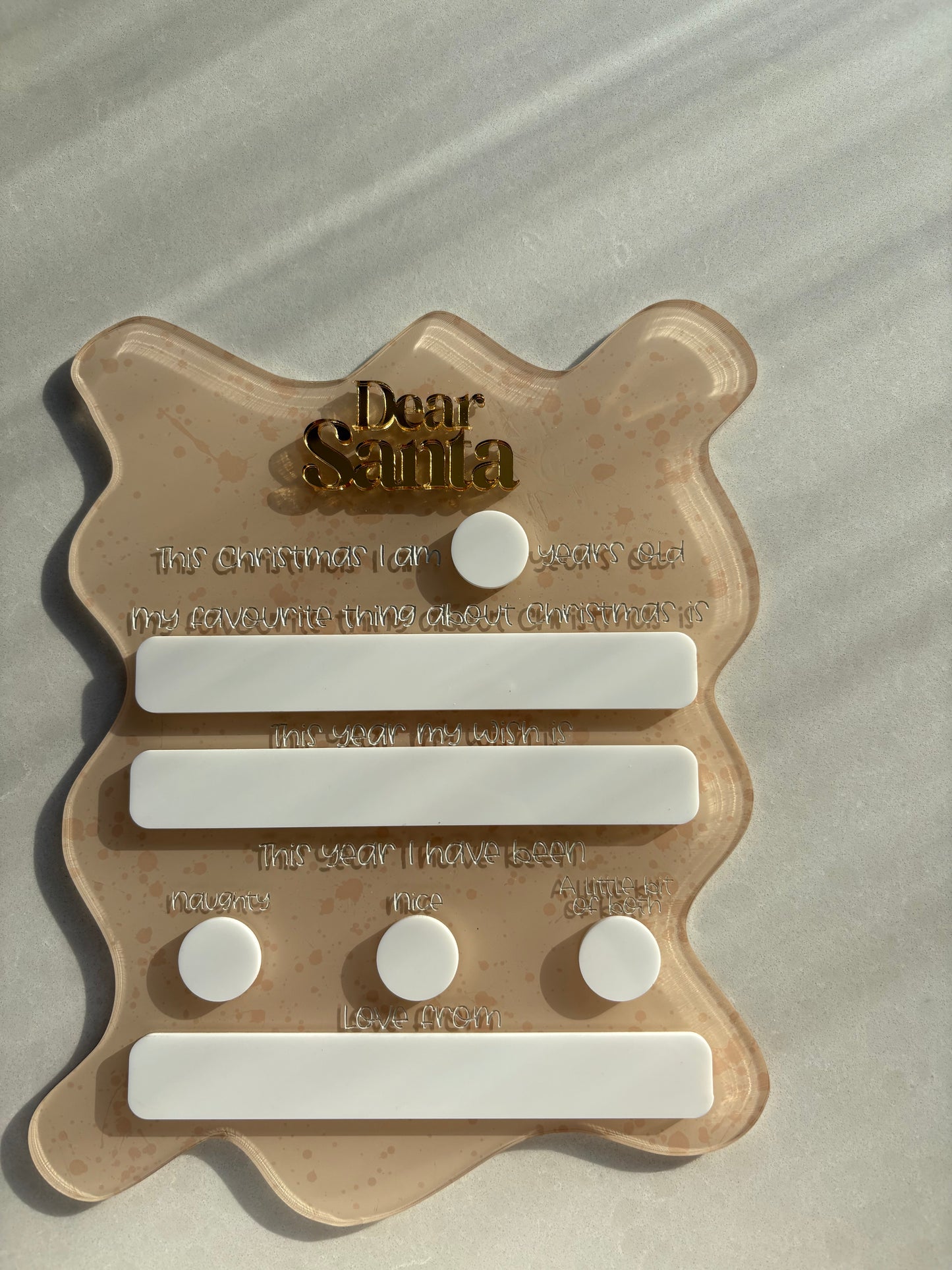 Letter to Santa Board