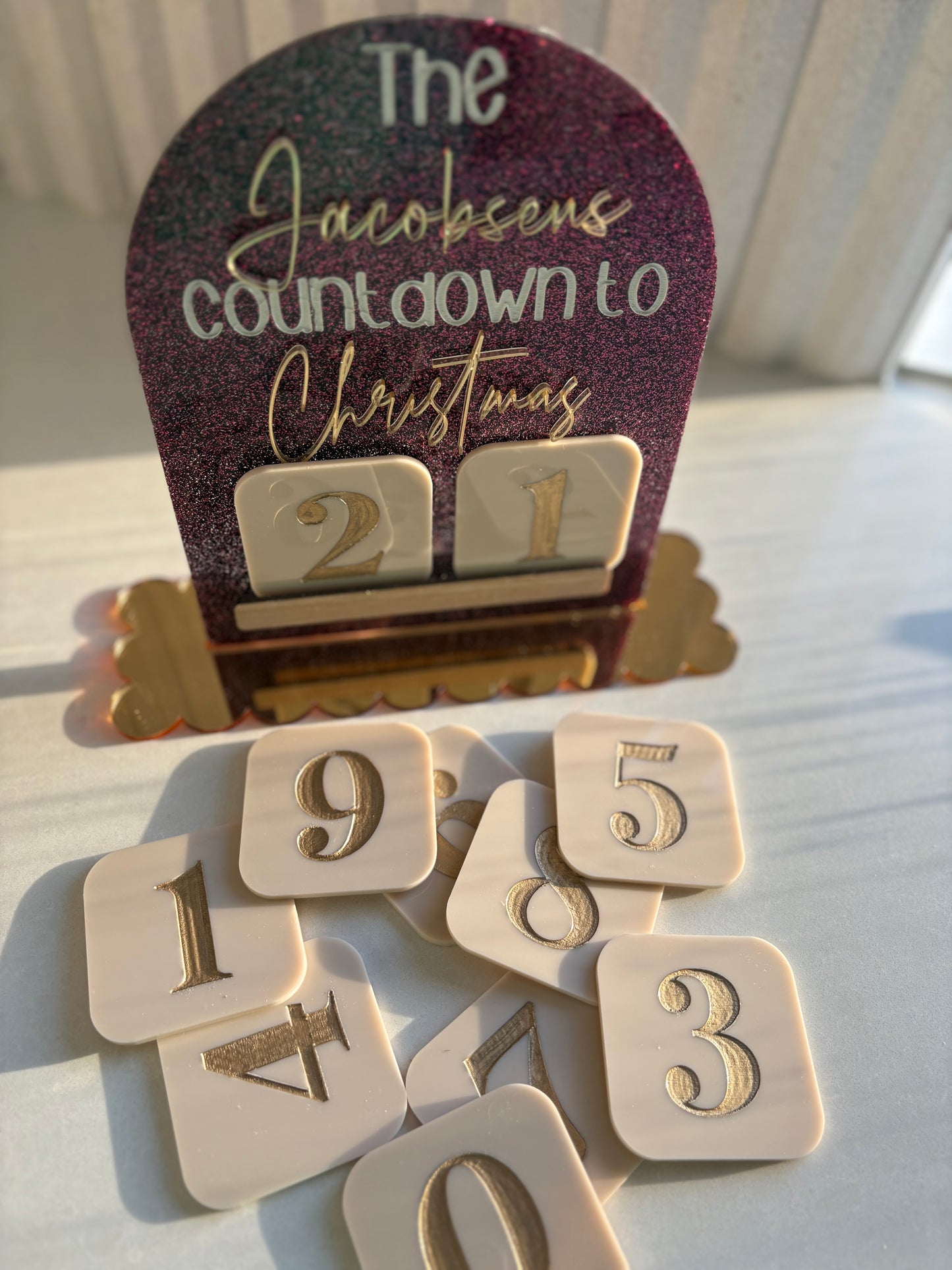 Personalised Christmas Countdown