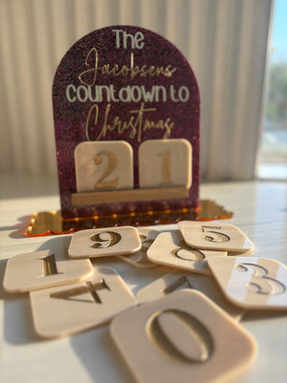 Personalised Christmas Countdown