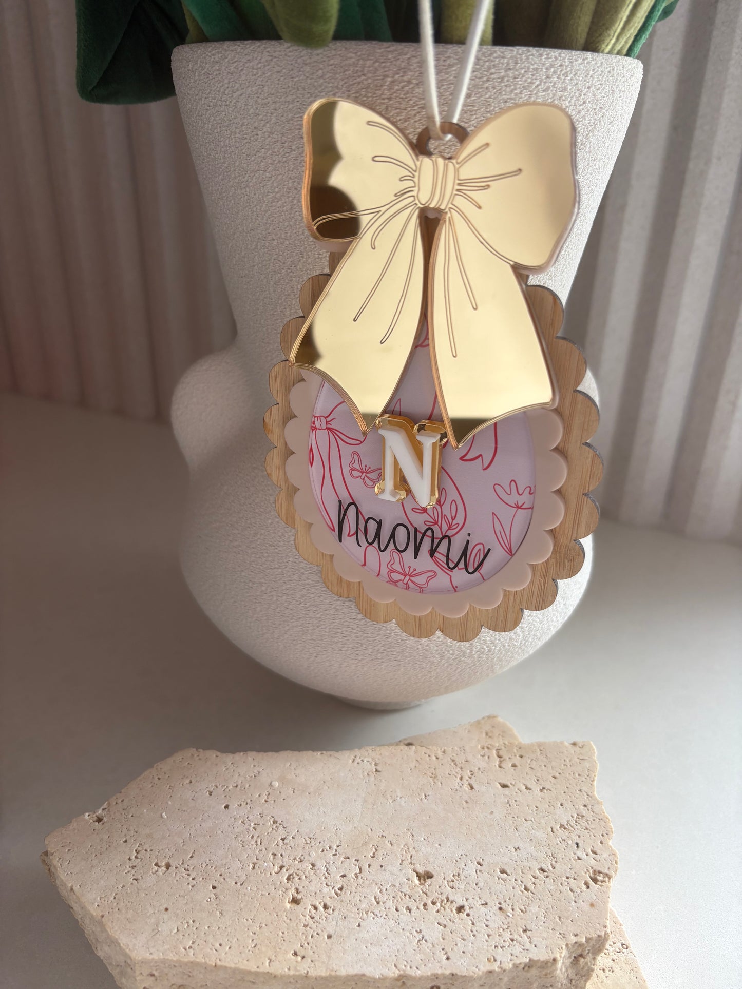 The Classic Initial Easter Plaque