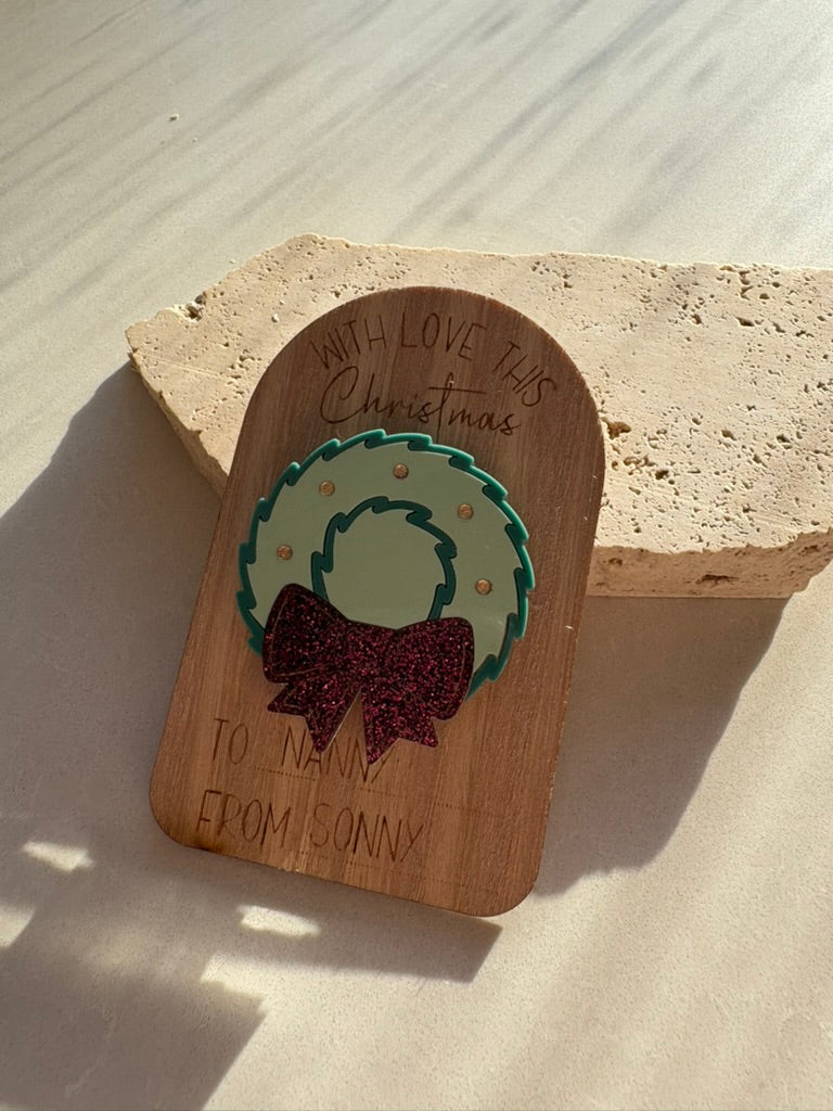 Christmas magnet and plaque gift