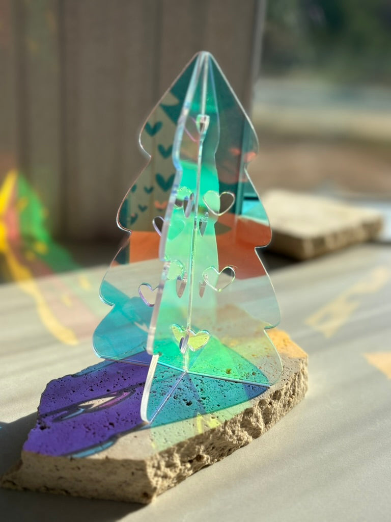 Two piece standing Christmas Tree