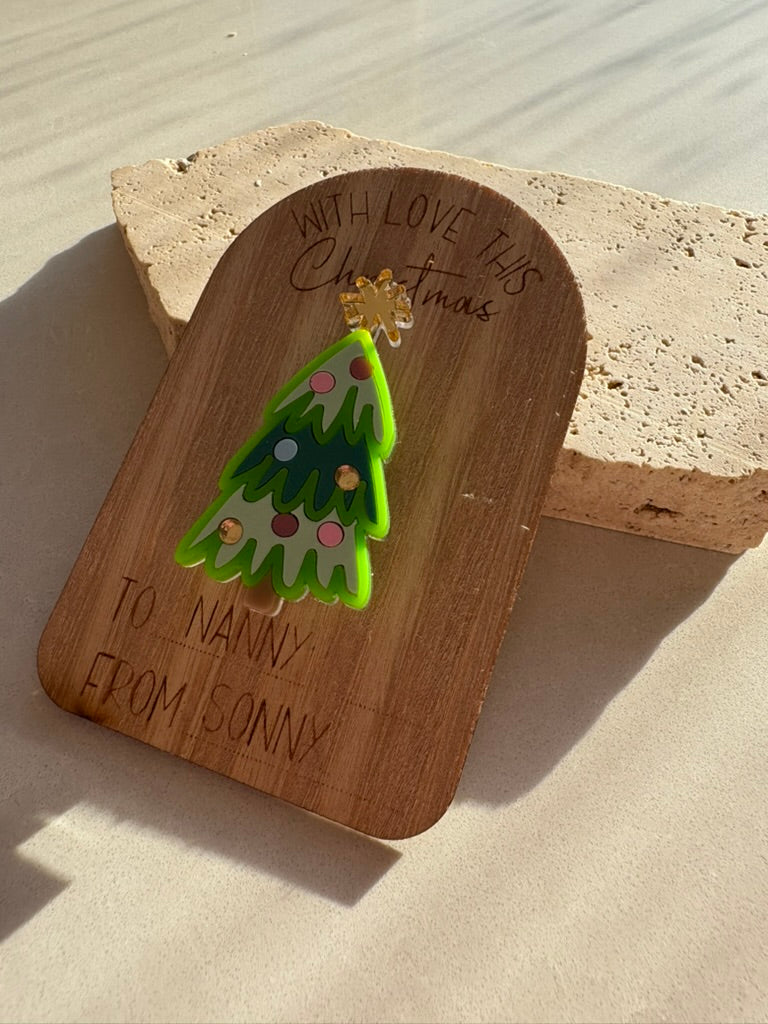Christmas magnet and plaque gift