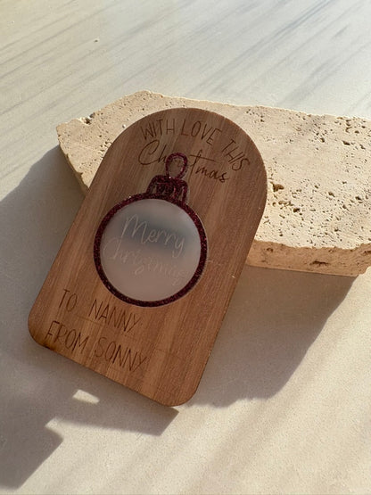 Christmas magnet and plaque gift