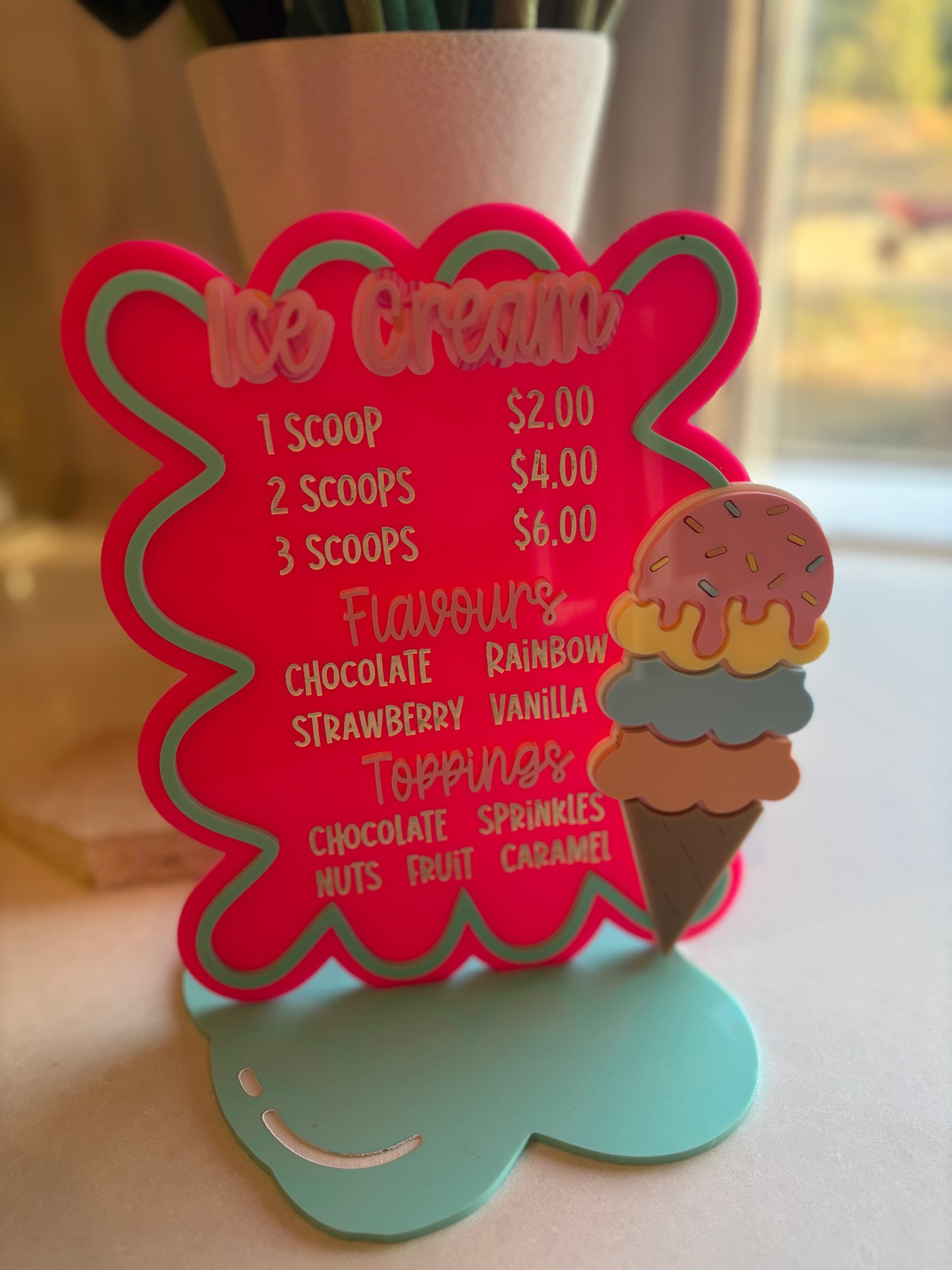 Little Scoops Ice Cream Menu