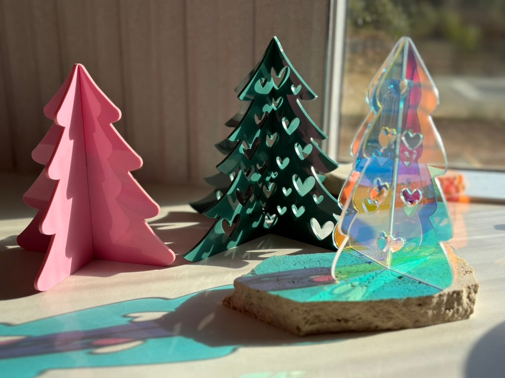 Two piece standing Christmas Tree