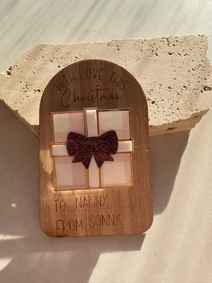 Christmas magnet and plaque gift