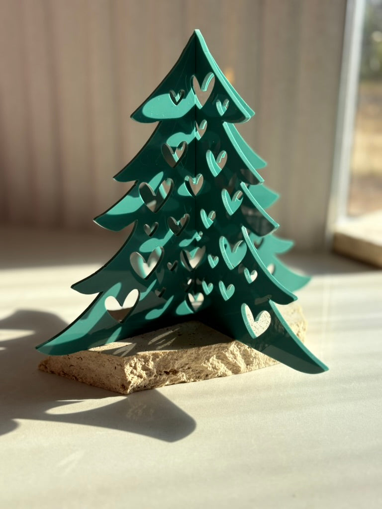 Two piece standing Christmas Tree