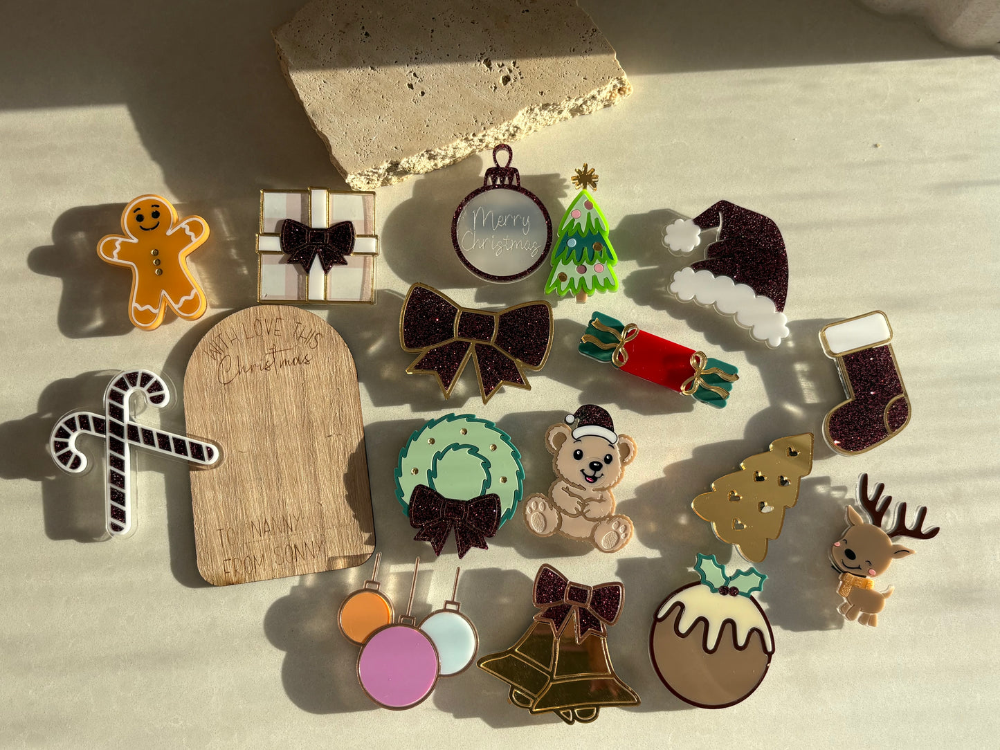 Christmas magnet and plaque gift