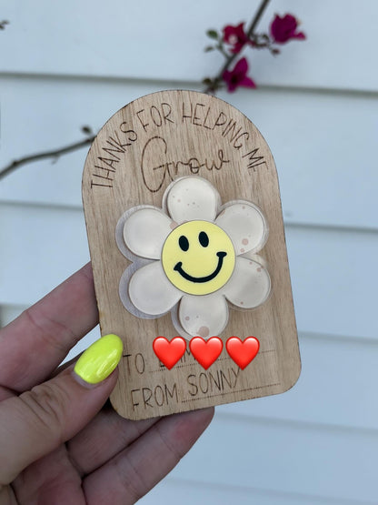 Personalised magnet and plaque gift