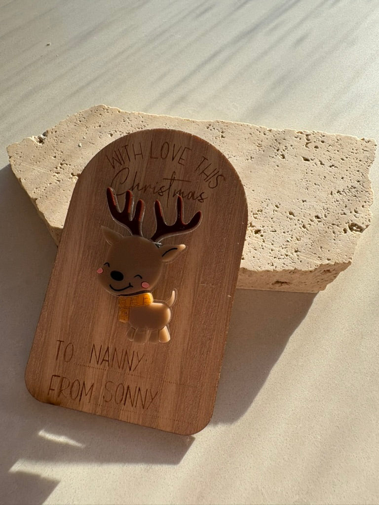 Christmas magnet and plaque gift