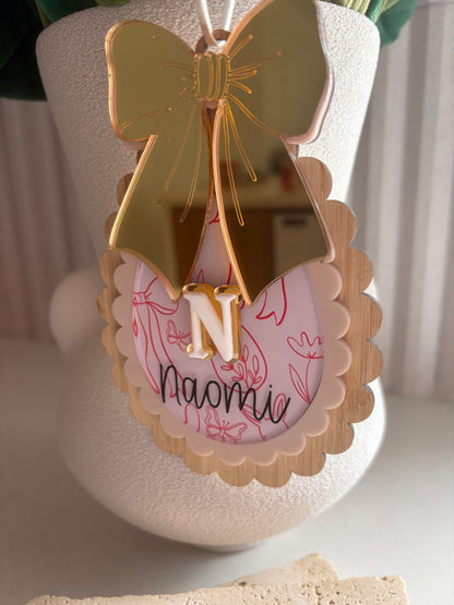 The Classic Initial Easter Plaque