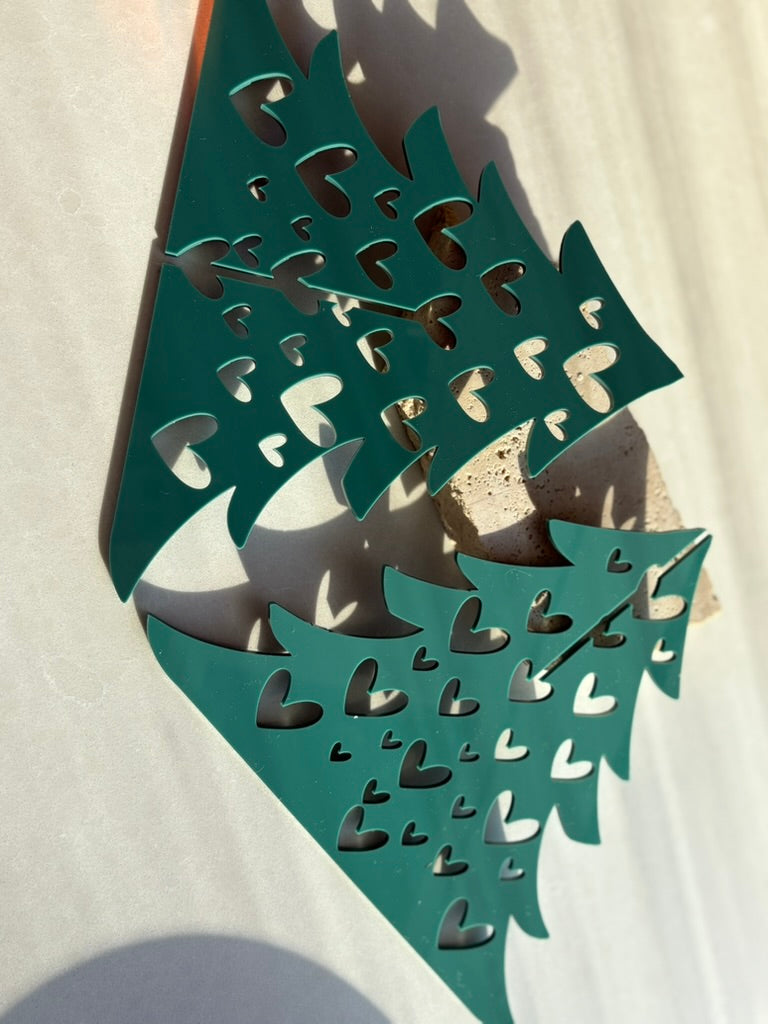 Two piece standing Christmas Tree