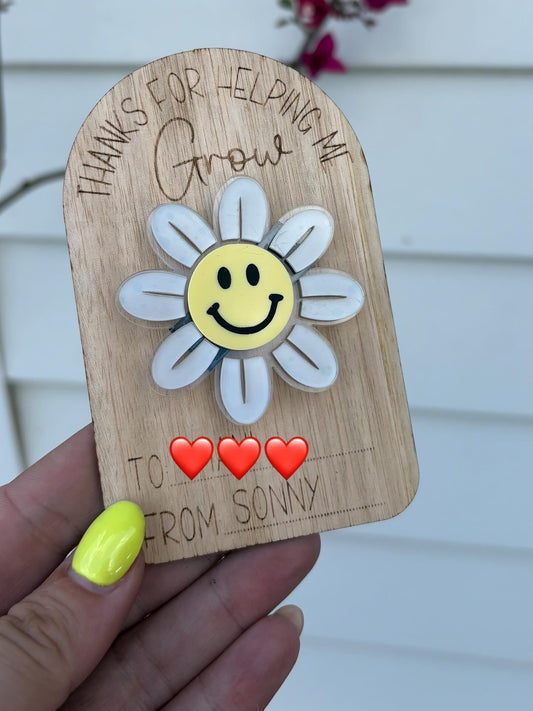 Personalised magnet and plaque gift