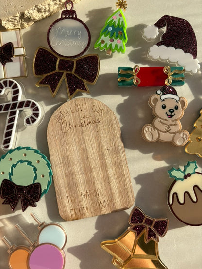 Christmas magnet and plaque gift