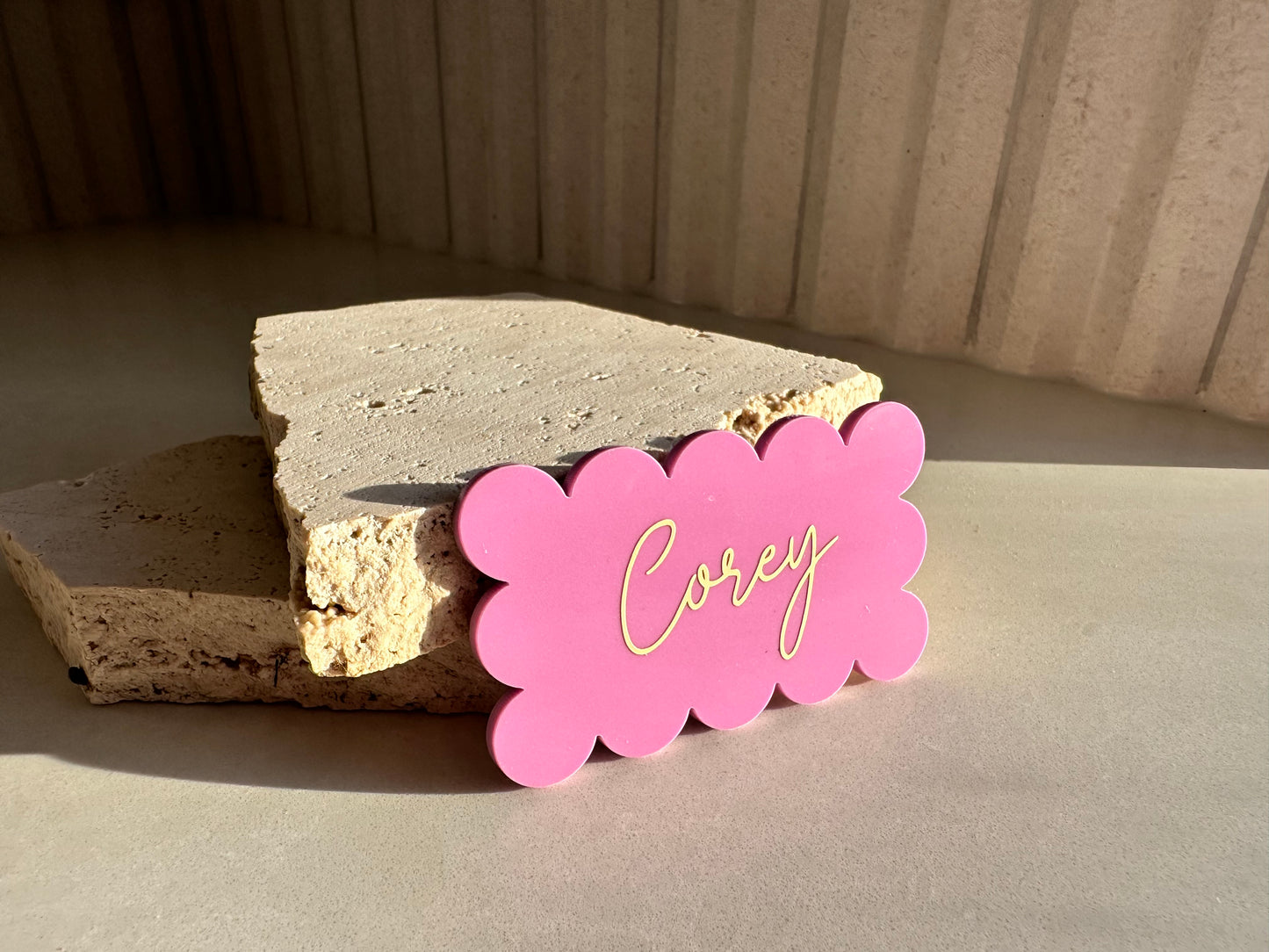 Personalised place settings