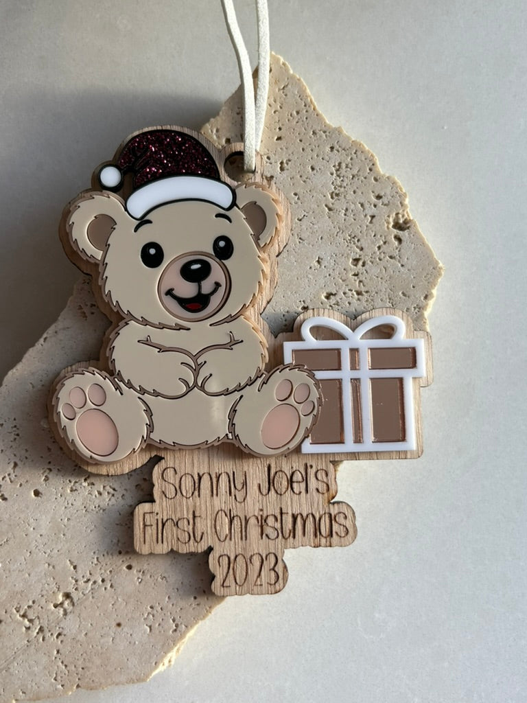 Beary Christmas Ornament