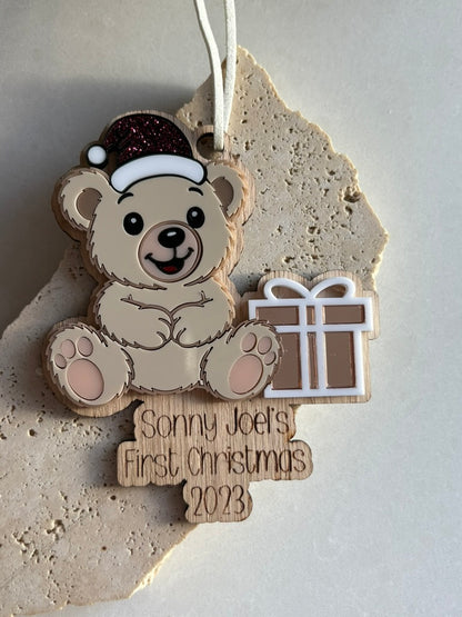 Beary Christmas Ornament