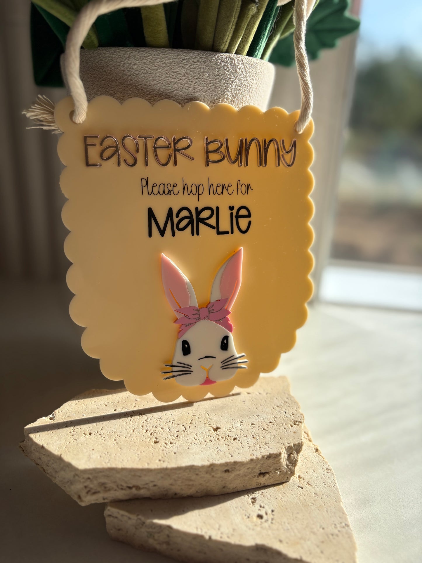 The Sweet Bunny Plaque