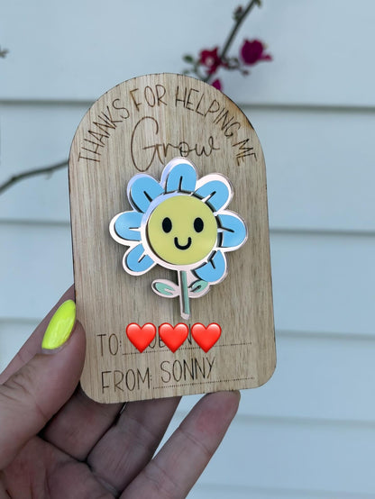 Personalised magnet and plaque gift