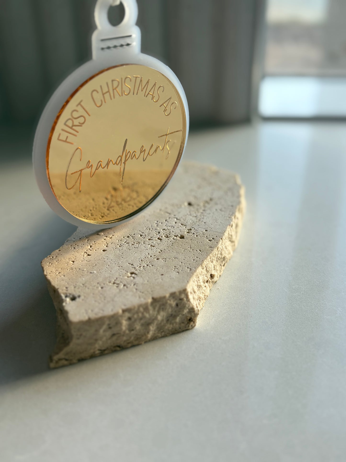 Circular Engraved Ornament