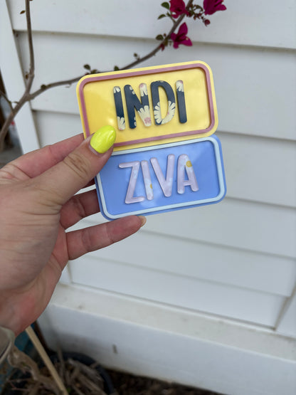 Personalised Mini Number Plates for Kids Bikes & Scooters