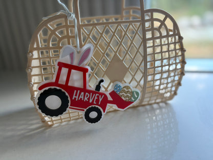 Dig and Drive Easter Tags