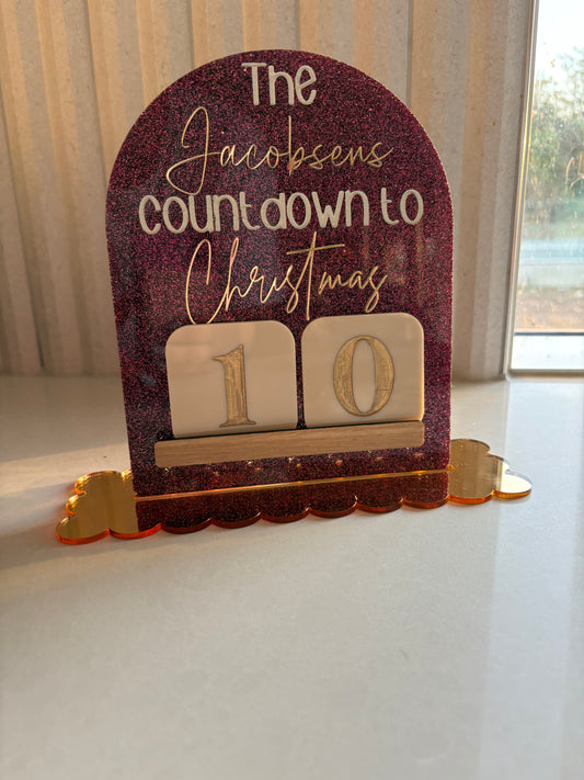 Personalised Christmas Countdown