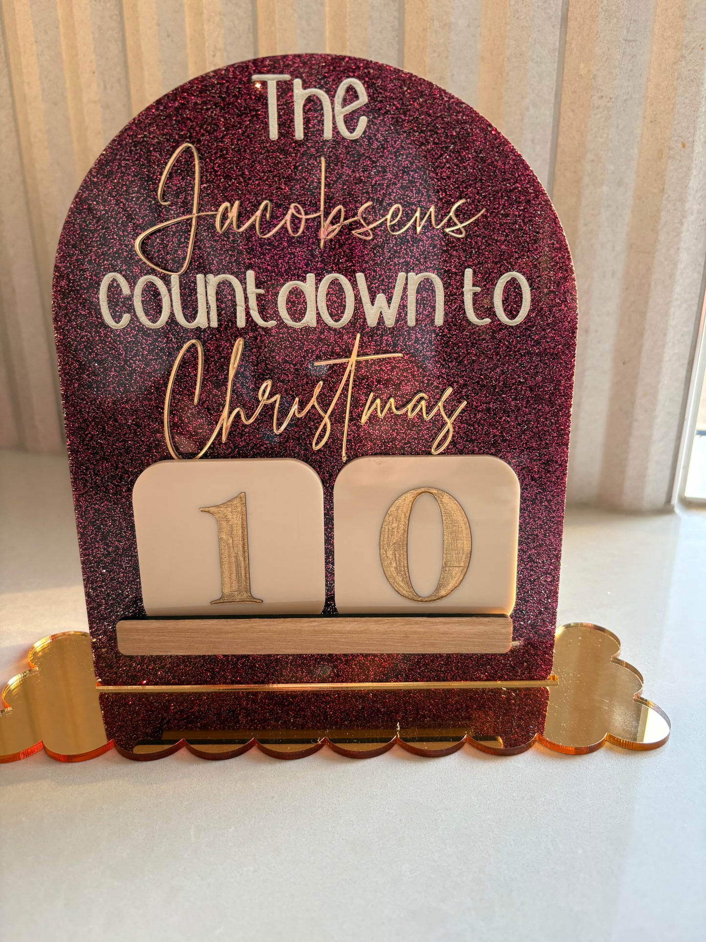 Personalised Christmas Countdown