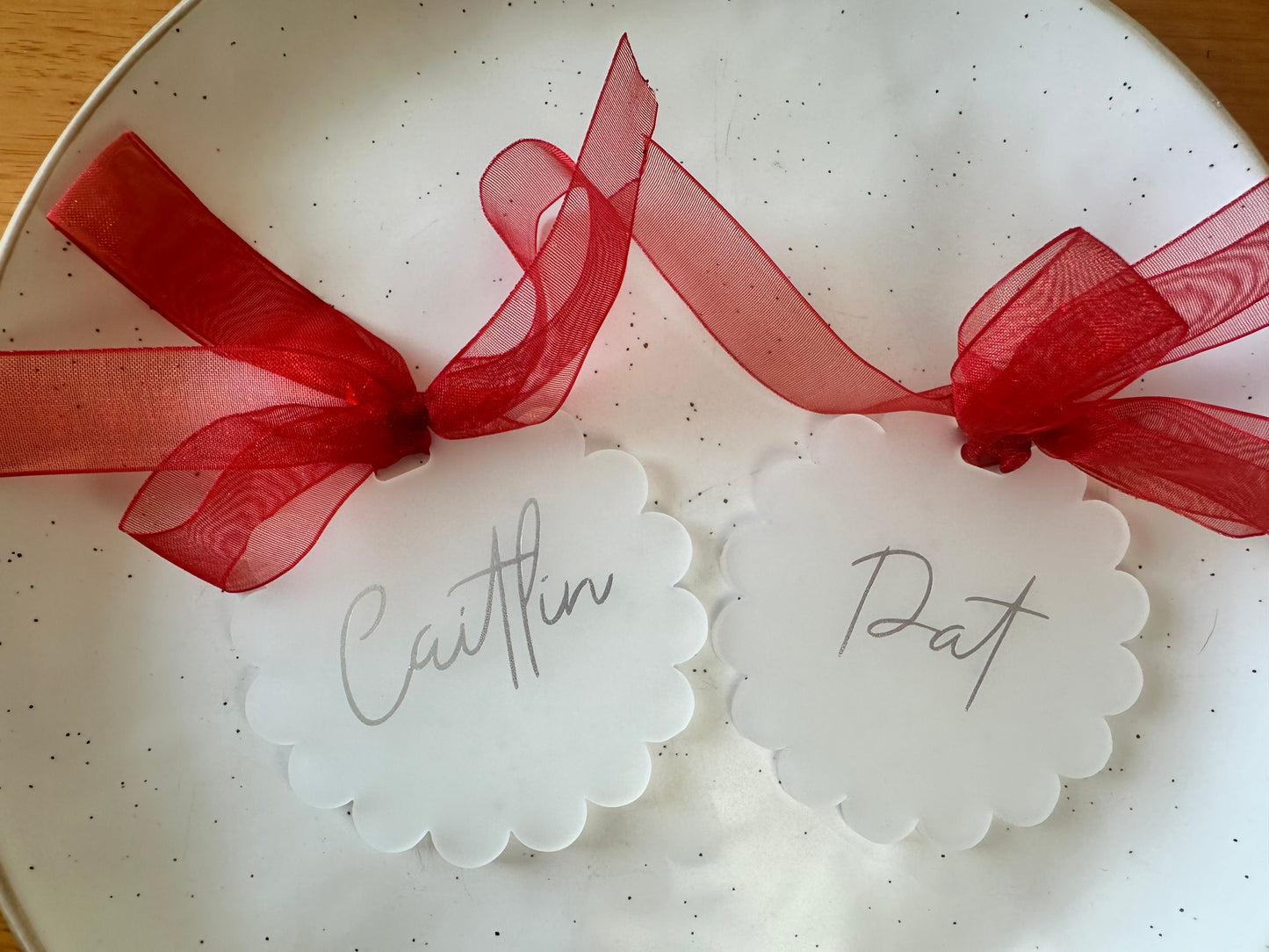 Personalised place settings