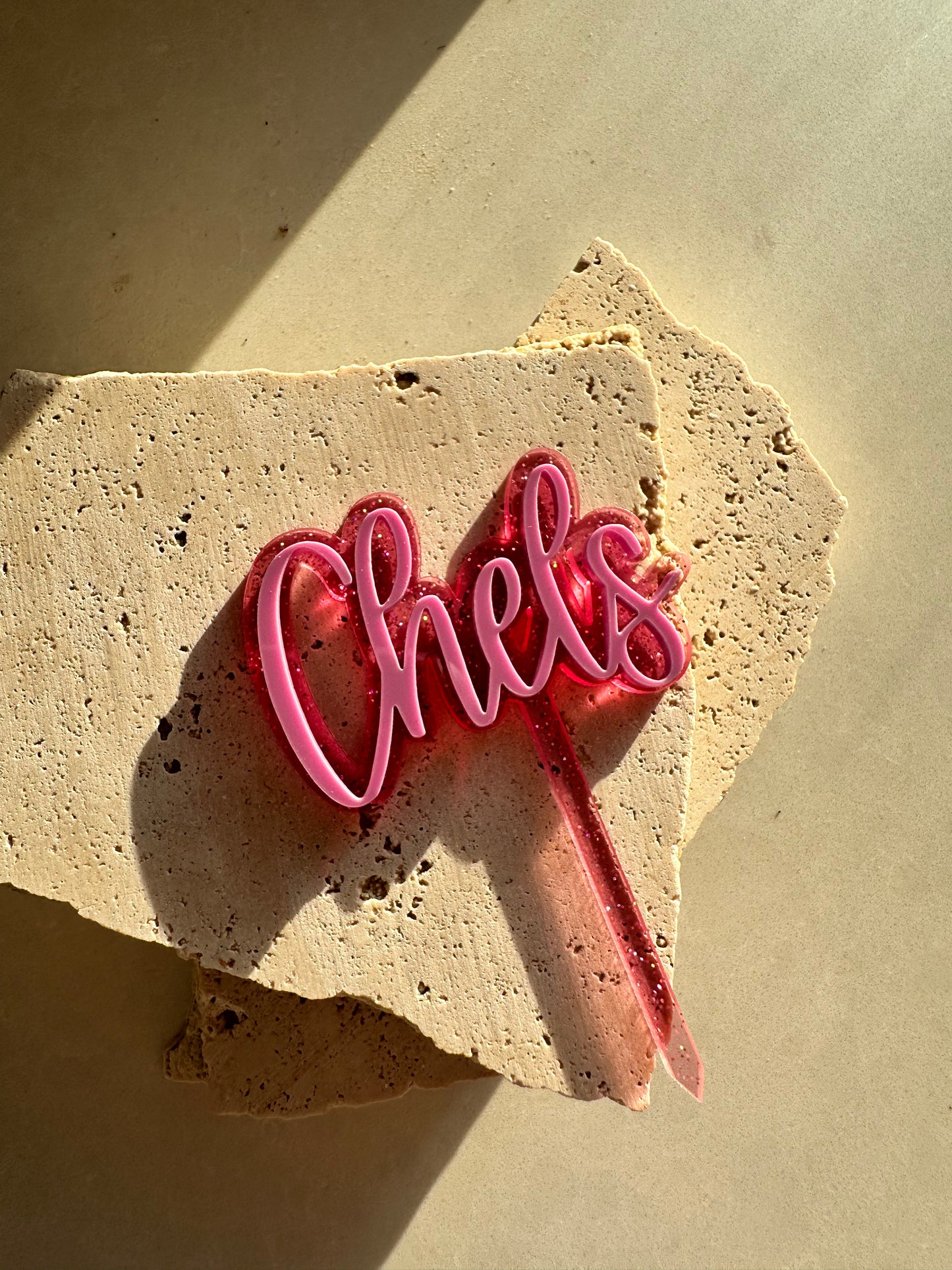 Single Name Cake Topper