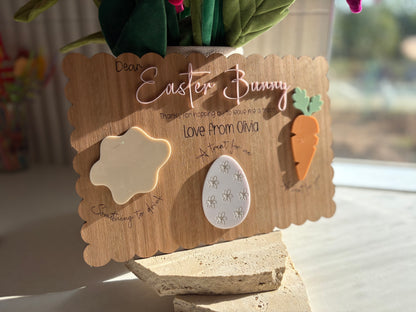 Personalised Easter Bunny Treat Tray