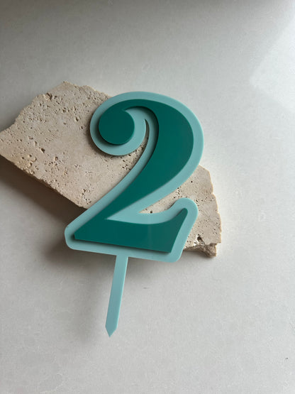 Number Cake Toppers