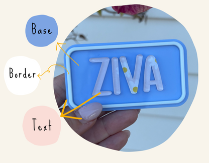 Personalised Mini Number Plates for Kids Bikes & Scooters