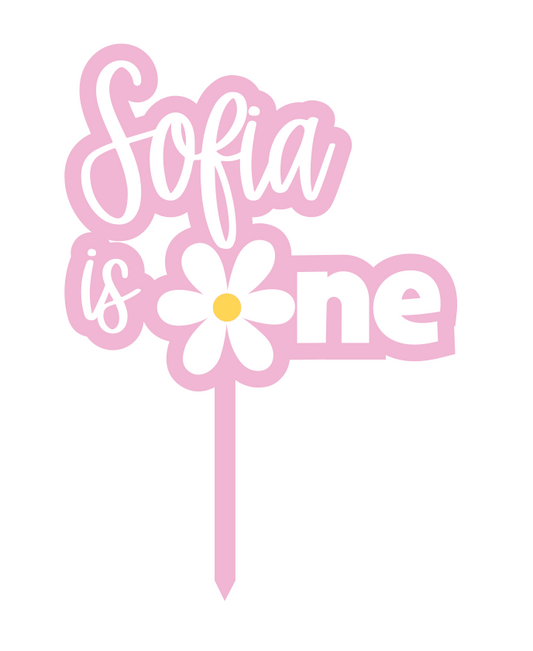 Personalised Age Cake Toppers